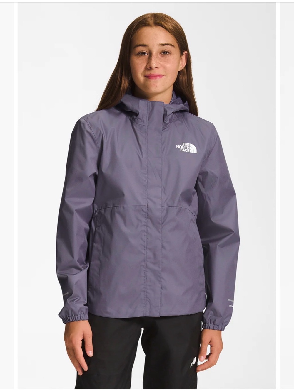 The North Face
Antora Rain Jacket in Lunar Slate Girls Size XL